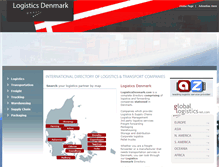 Tablet Screenshot of logisticsdenmark.com
